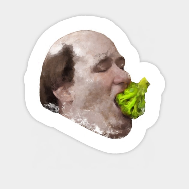 Kevin Malone - The Office - Kevin Brocoli T-Shirt - Funny Office Shirt Sticker by truefriend